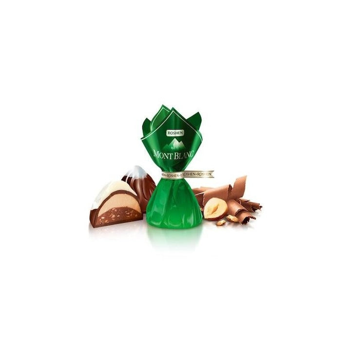 Bomboane Mont Blanc cu alune de padure, Roshen, 1kg – Bacanalia