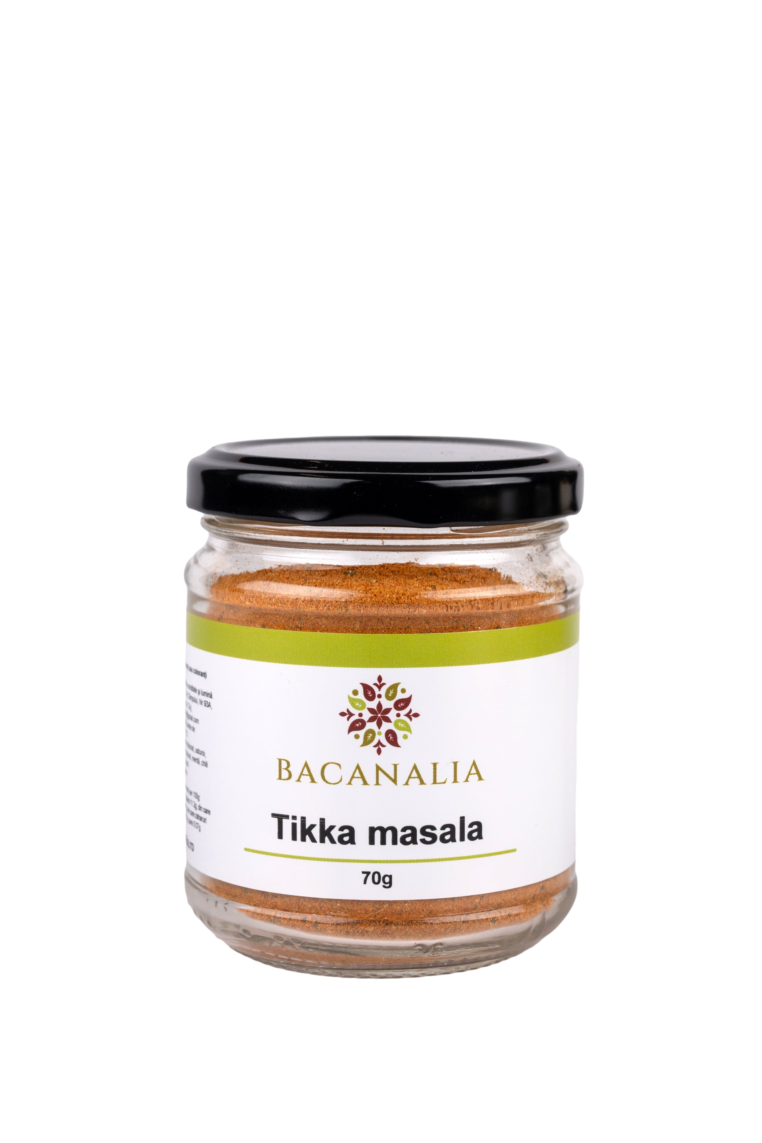 Tikka Masala BACANALIA 70g – mix condimente pentru pui tikka, curry și preparate indiene