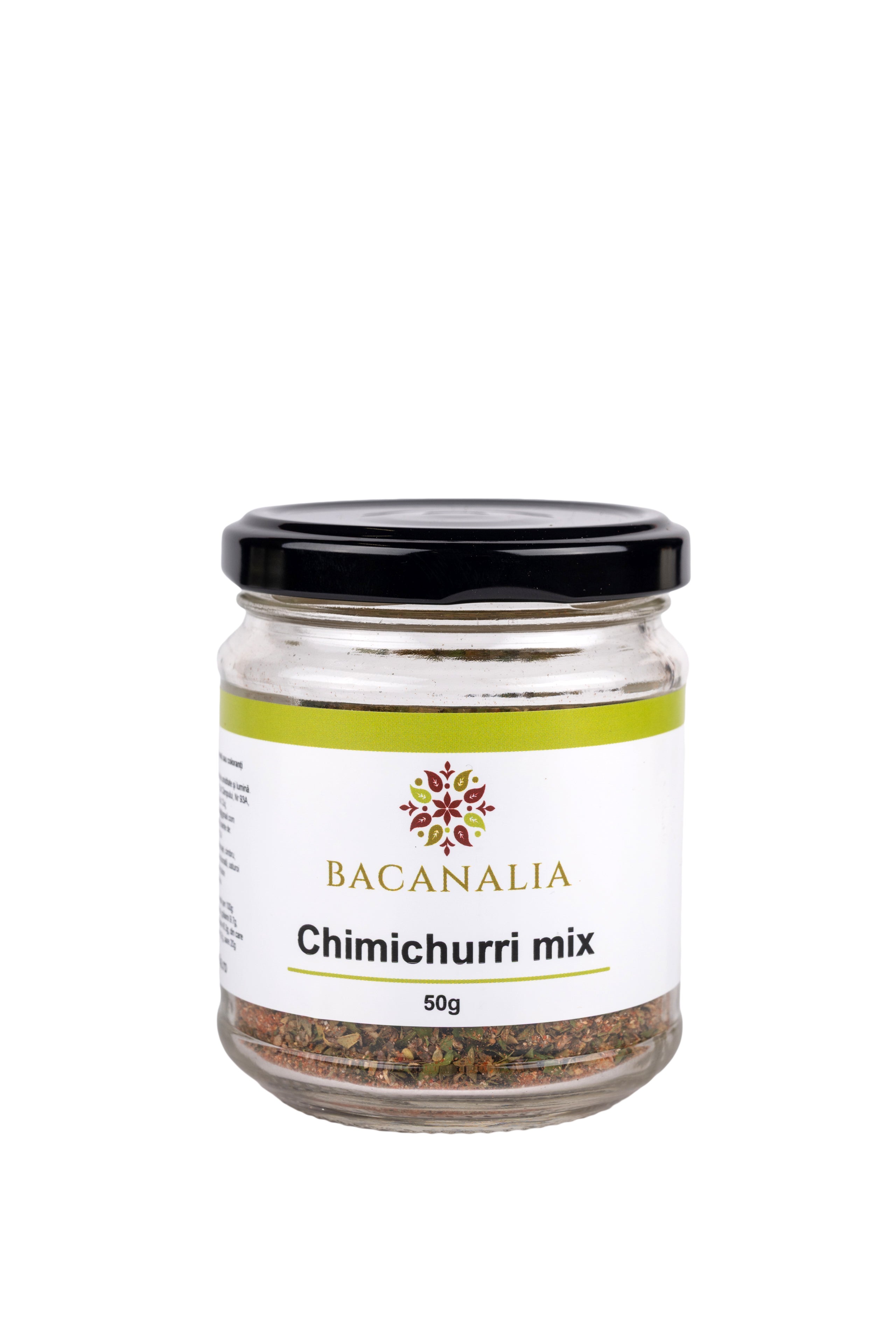 Mix Chimichurri BACANALIA 50g – condiment pentru carne, grătar și sosuri, aromă intensă