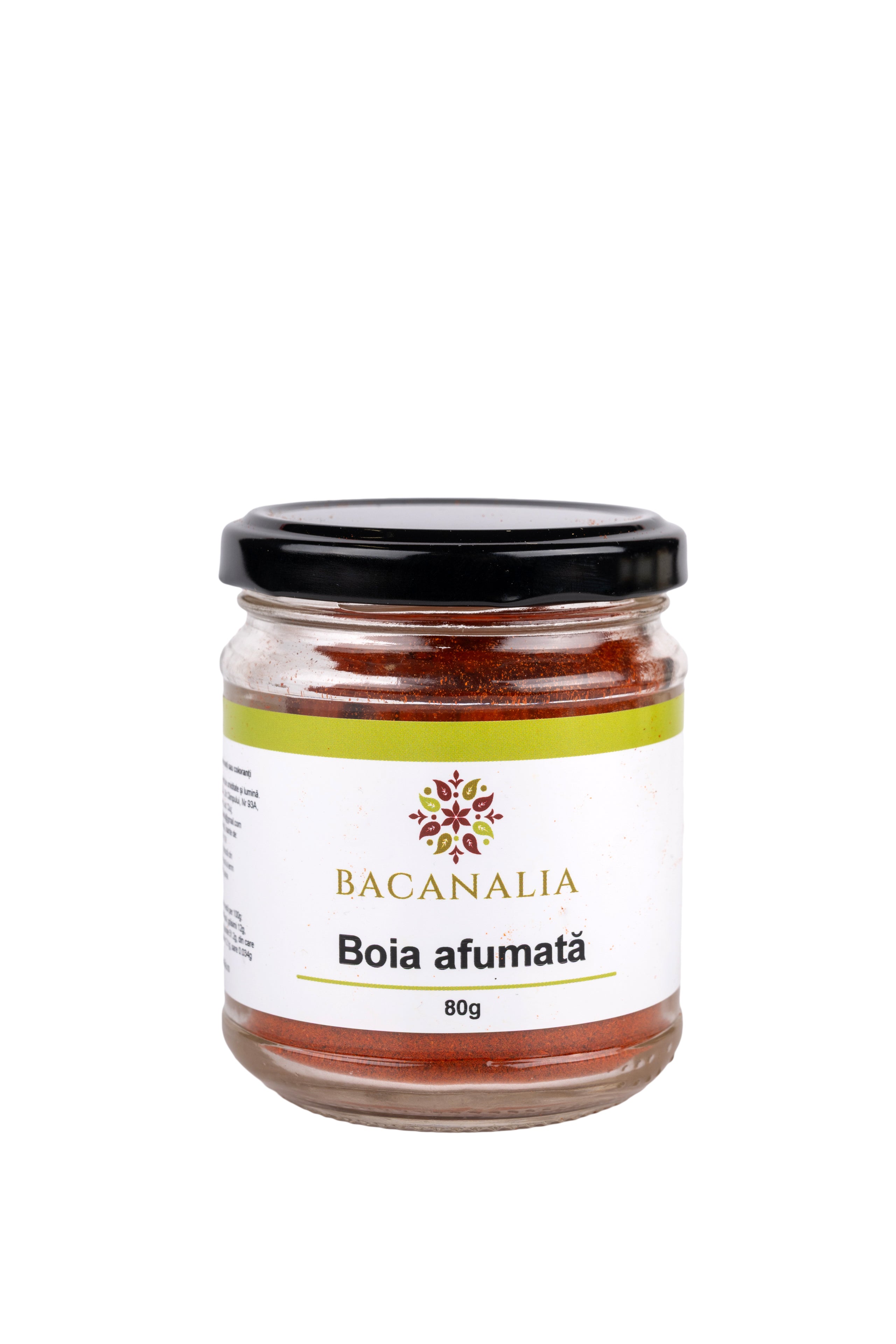 Boia afumată BACANALIA 80g – paprika afumată premium, aromă intensă