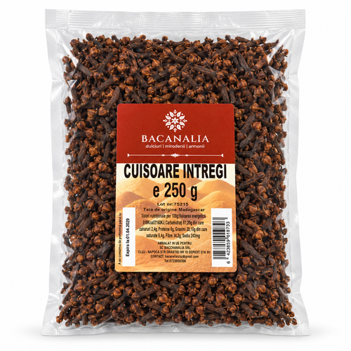 Cuișoare întregi 250 g, pungă Bacanalia