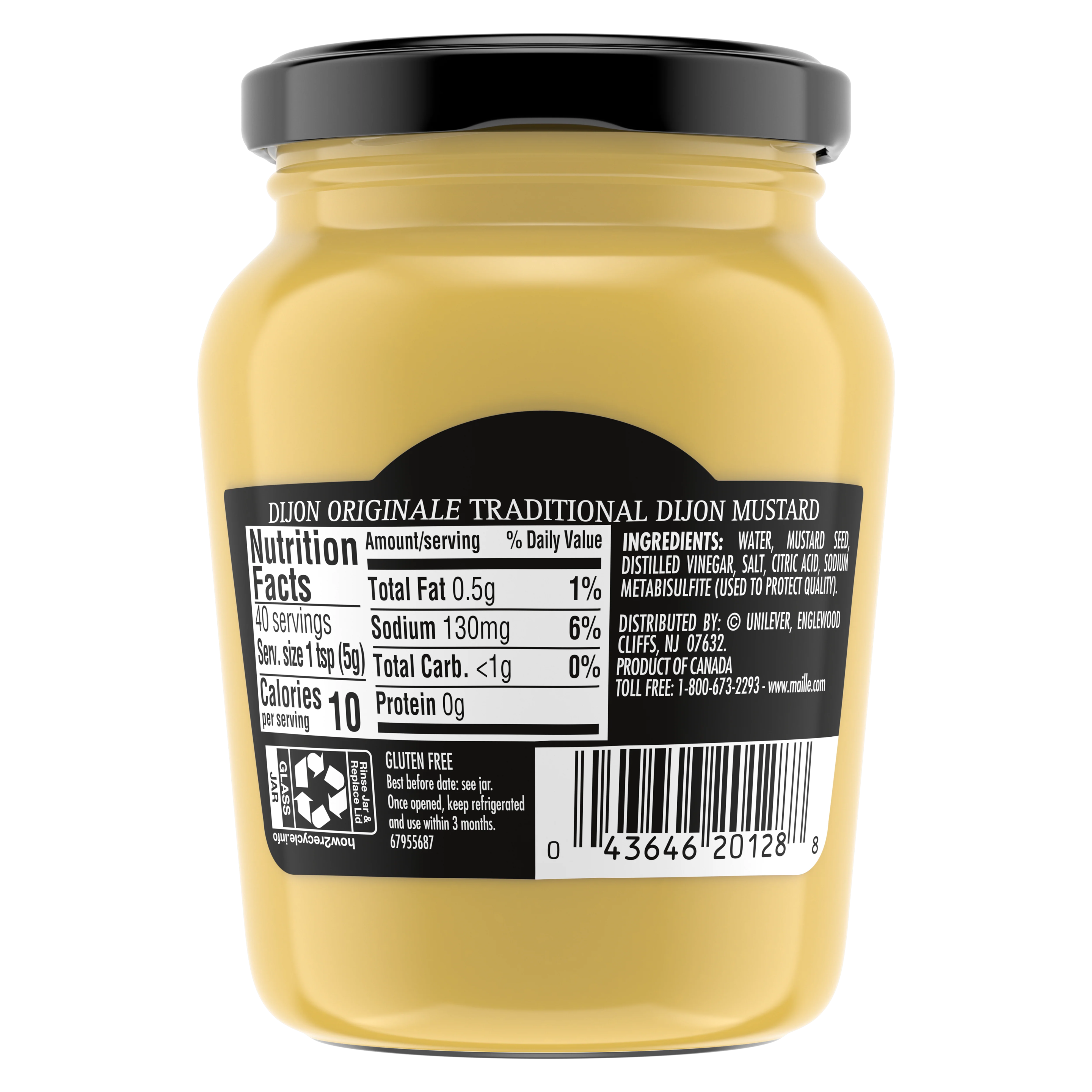 Mustar Dijon Original Maille, 215 g
