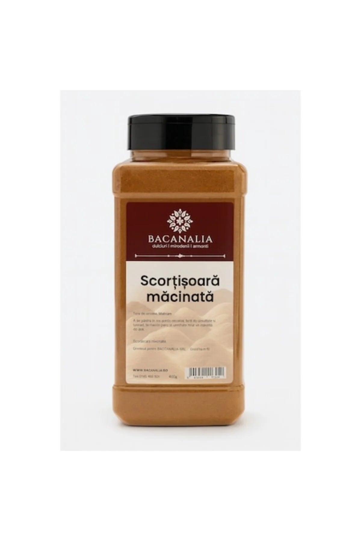 Scorțișoară măcinată BACANALIA, condiment pudră, 600 g