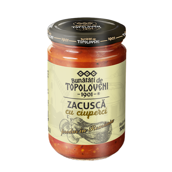 Zacusca cu Ciuperci 300g – Bunatati de Topoloveni