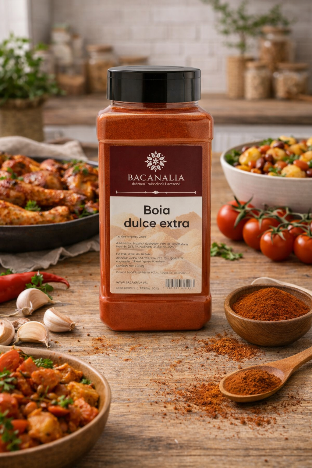 Boia dulce extra BACANALIA, pudră, 450 g