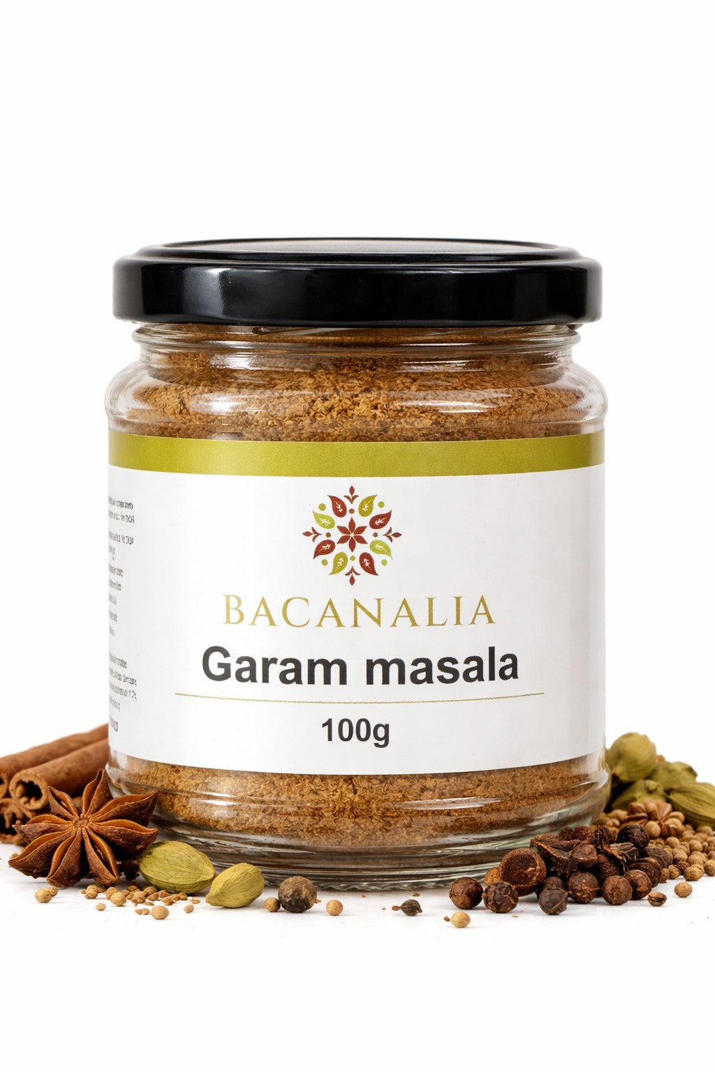 Garam Masala BACANALIA 100g – mix condimente indiene pentru curry, carne și legume