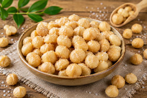 Nuci Macadamia Coapte cu Sare 250 gr