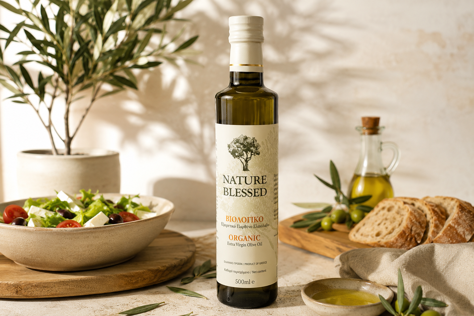 Ulei de Măsline Extravirgin Organic Nature Blessed 500ml