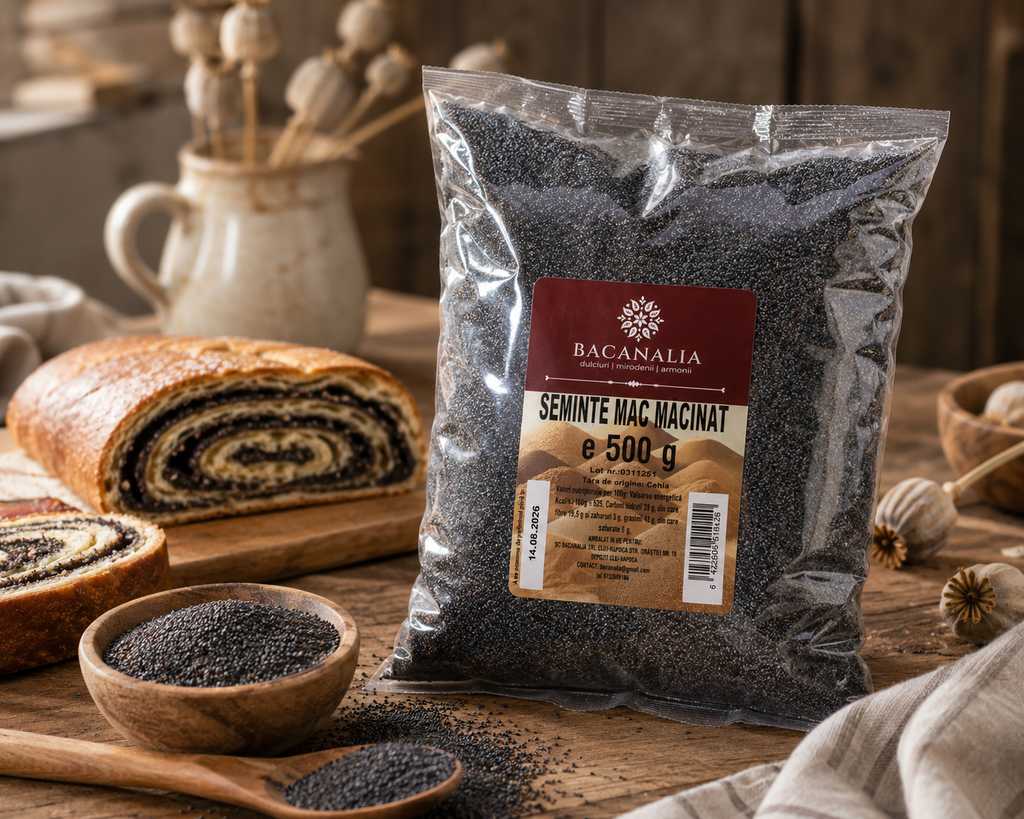 Semințe de Mac Măcinat BACANALIA 500g
