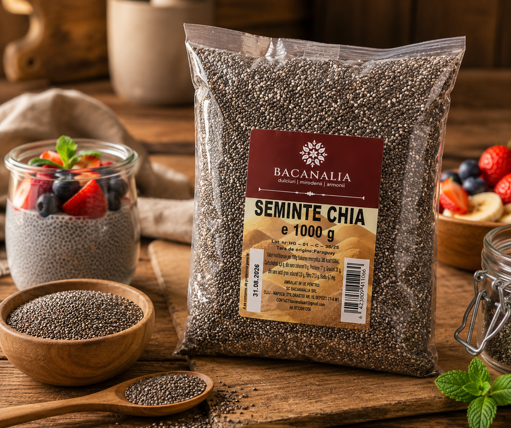 Semințe Chia BACANALIA 1000g