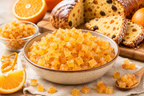 Cuburi de Portocală Confiate, 250 g