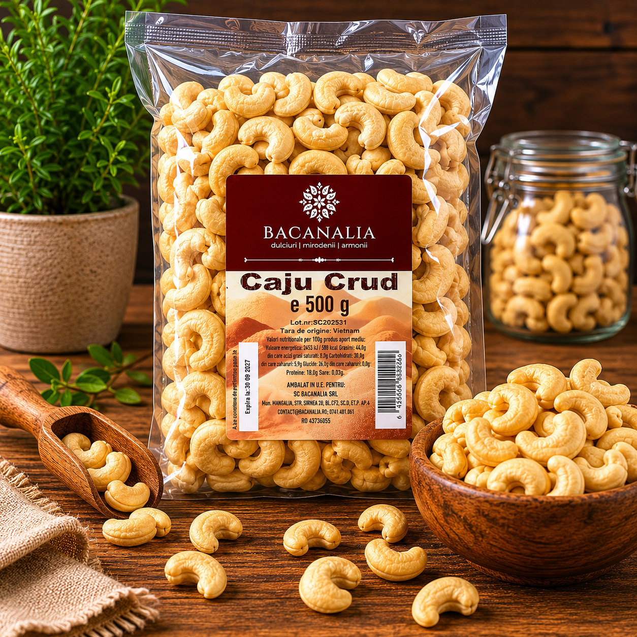 Caju Crud BACANALIA 500g