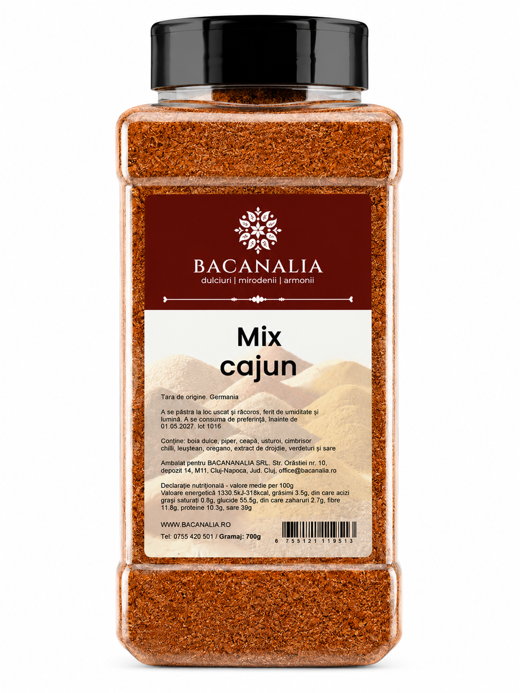 Mix Cajun BACANALIA – 700g