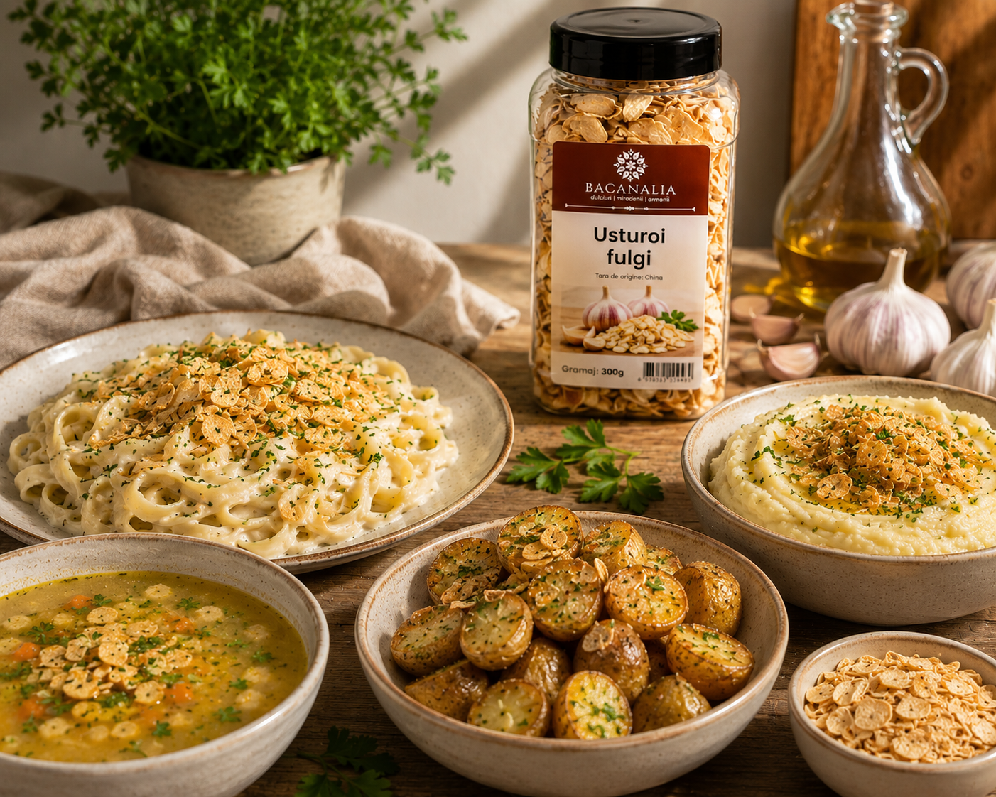 Usturoi Fulgi BACANALIA – 300g