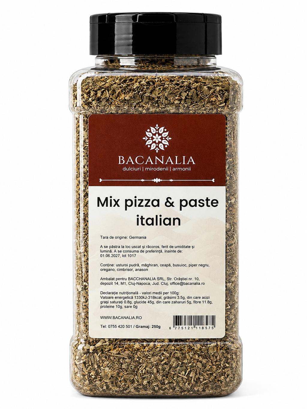 Mix Pizza & Paste Italian BACANALIA – 250g