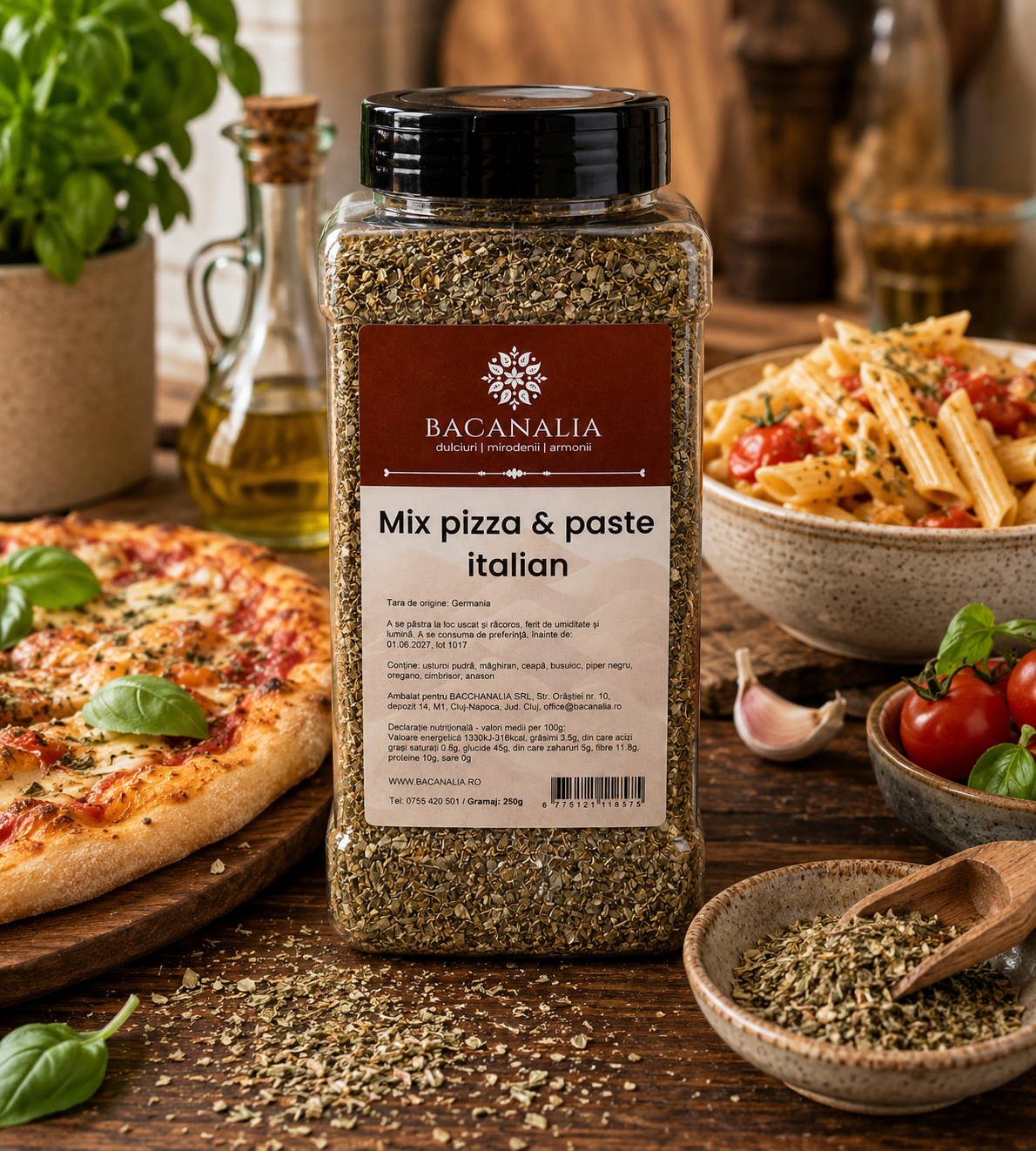 Mix Pizza & Paste Italian BACANALIA – 250g