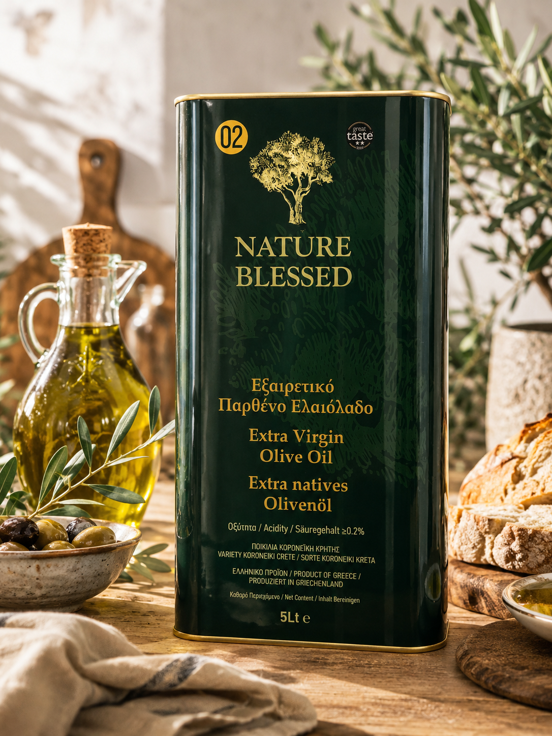 Ulei de măsline extravirgin premium 5L