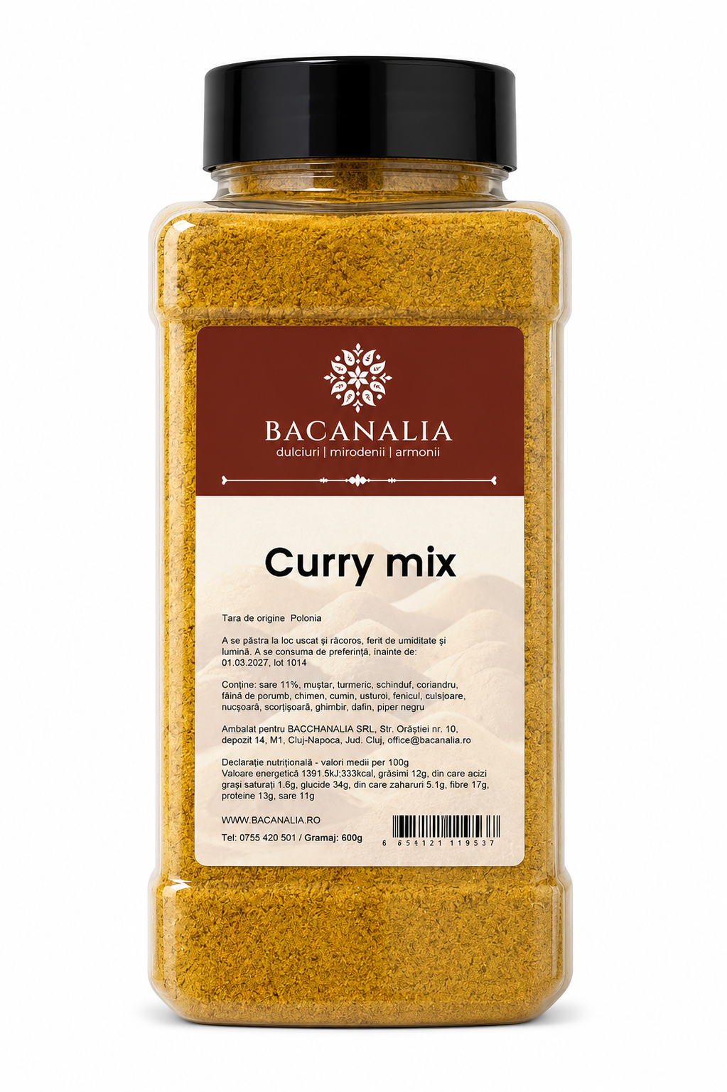 Curry Mix BACANALIA 600 gr