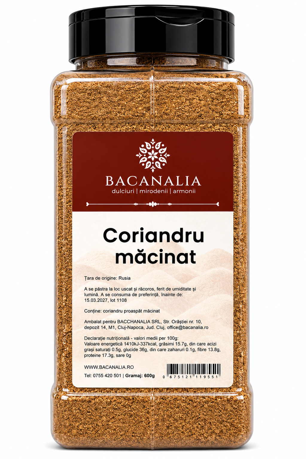 Coriandru Măcinat 600 gr