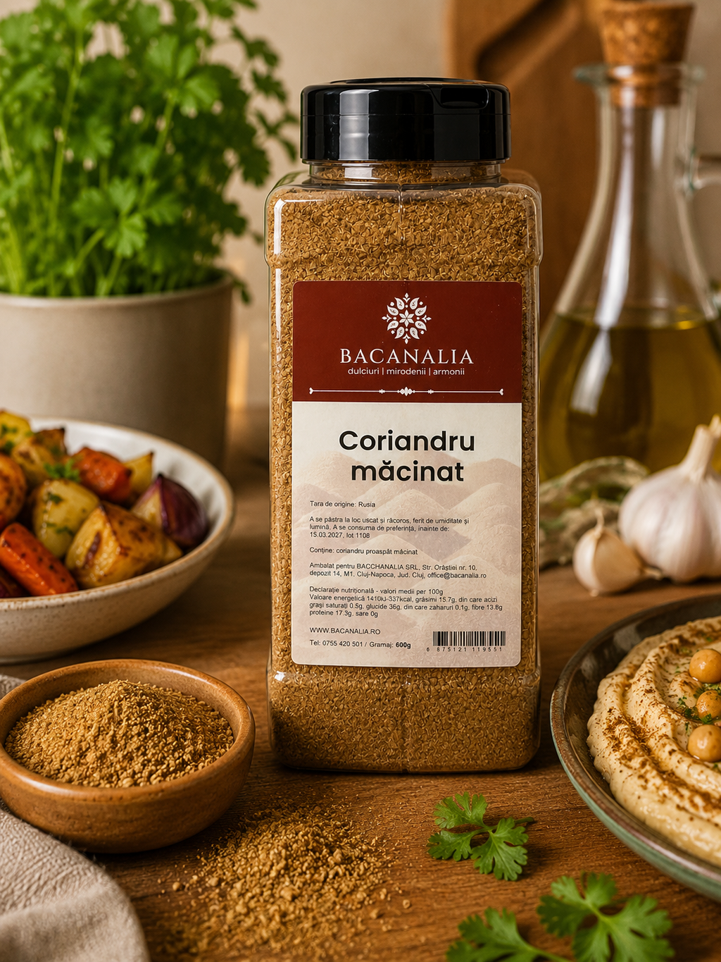 Coriandru Măcinat 600 gr