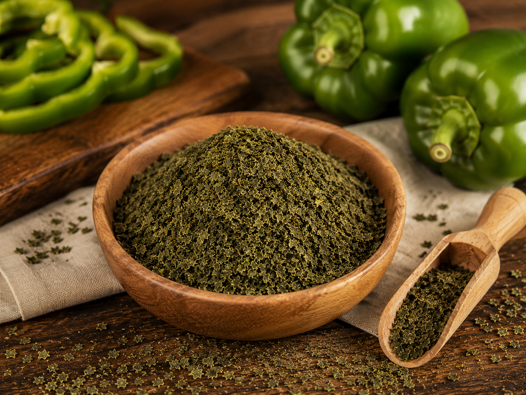 Ardei Verde Dulce Fulgi , 700 g