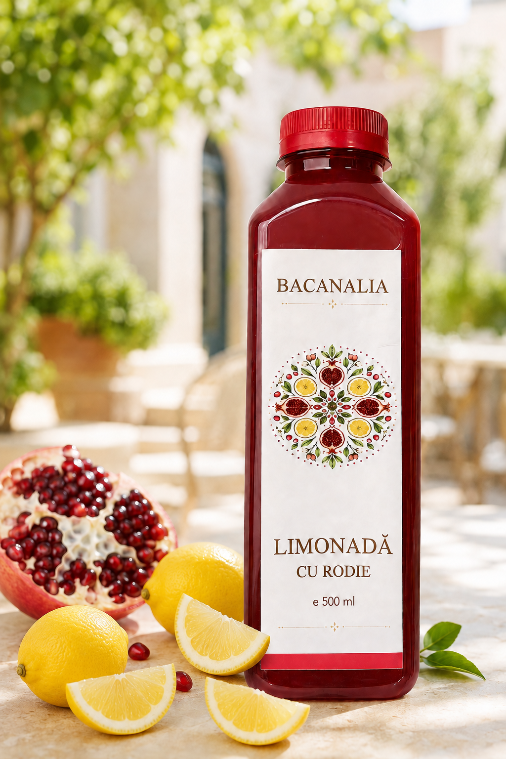 Limonadă cu rodie, 500 ml