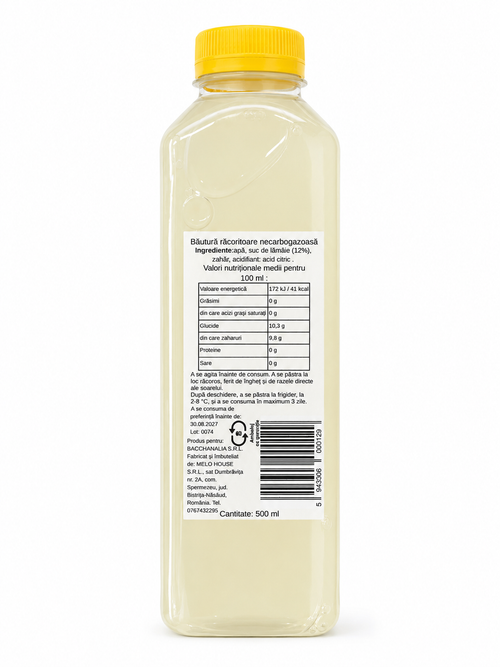 Limonadă clasică , 500 ml