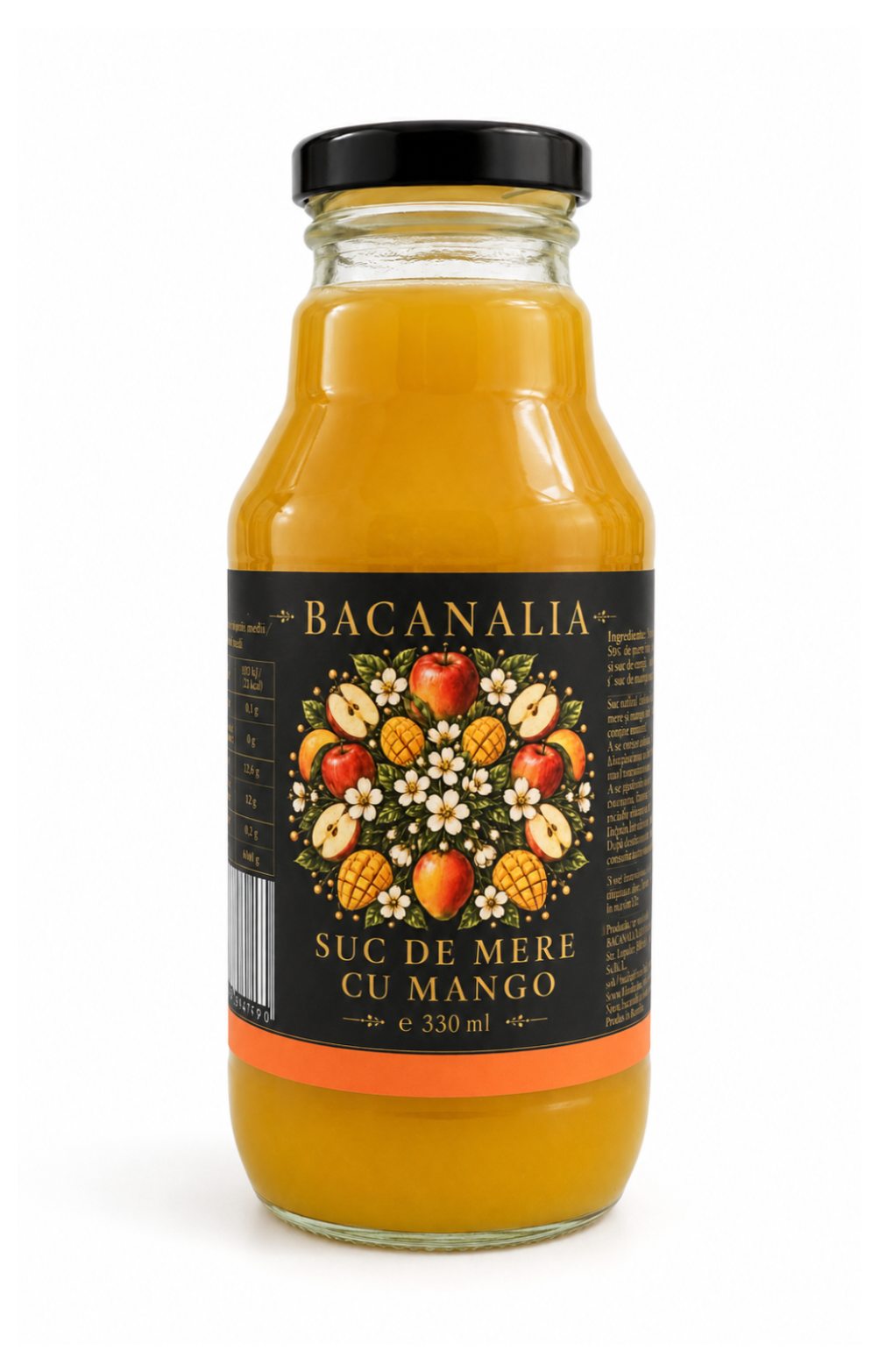 Suc de mere cu mango, 330 ml