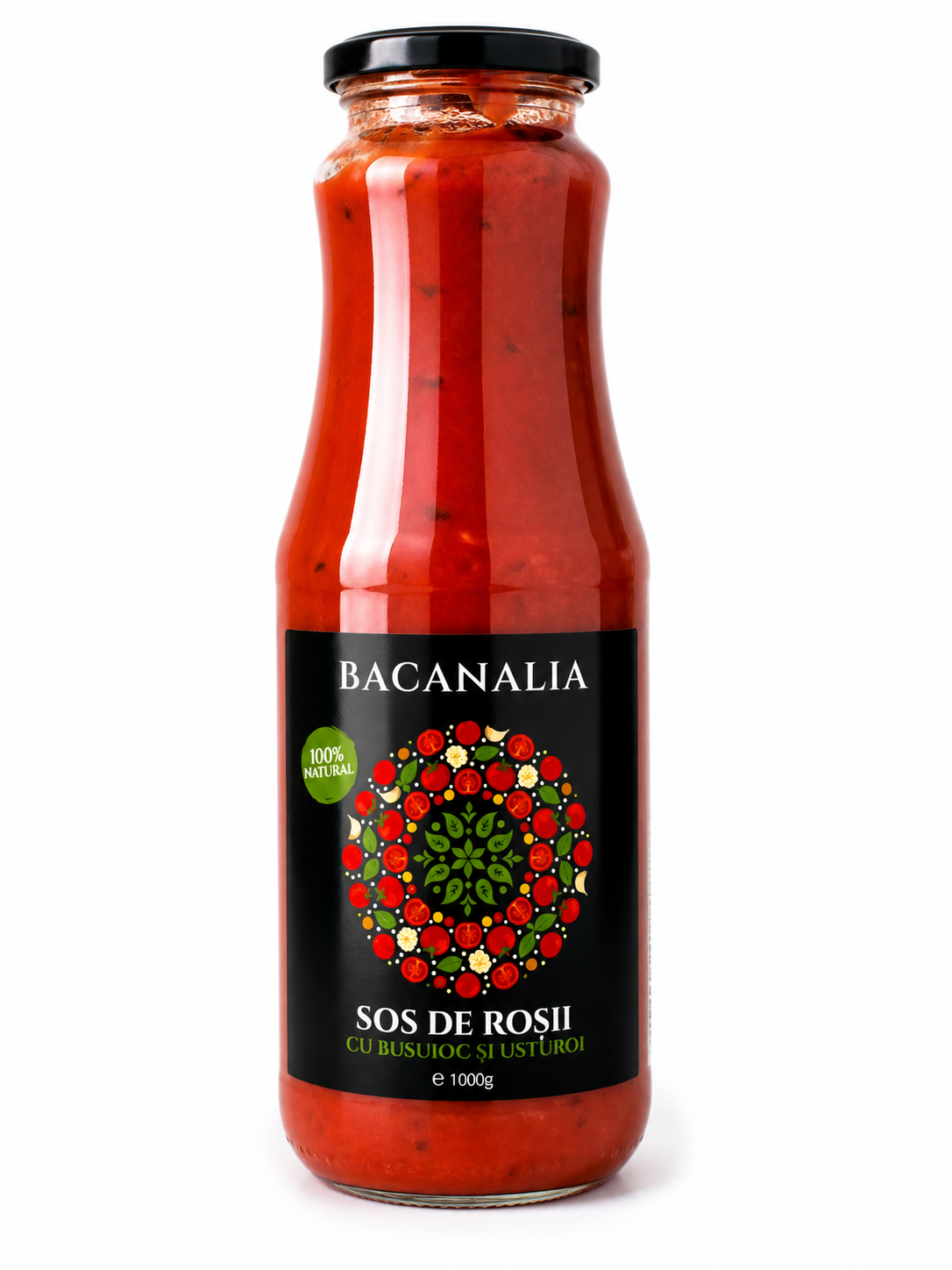 Sos de roșii cu busuioc și usturoi