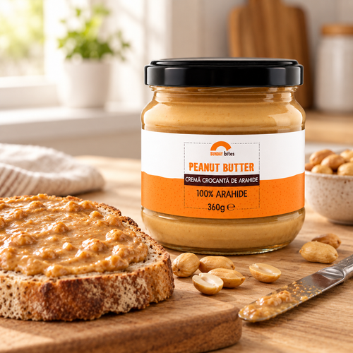 Crema crocanta de arahide 360 g Sunday Bites