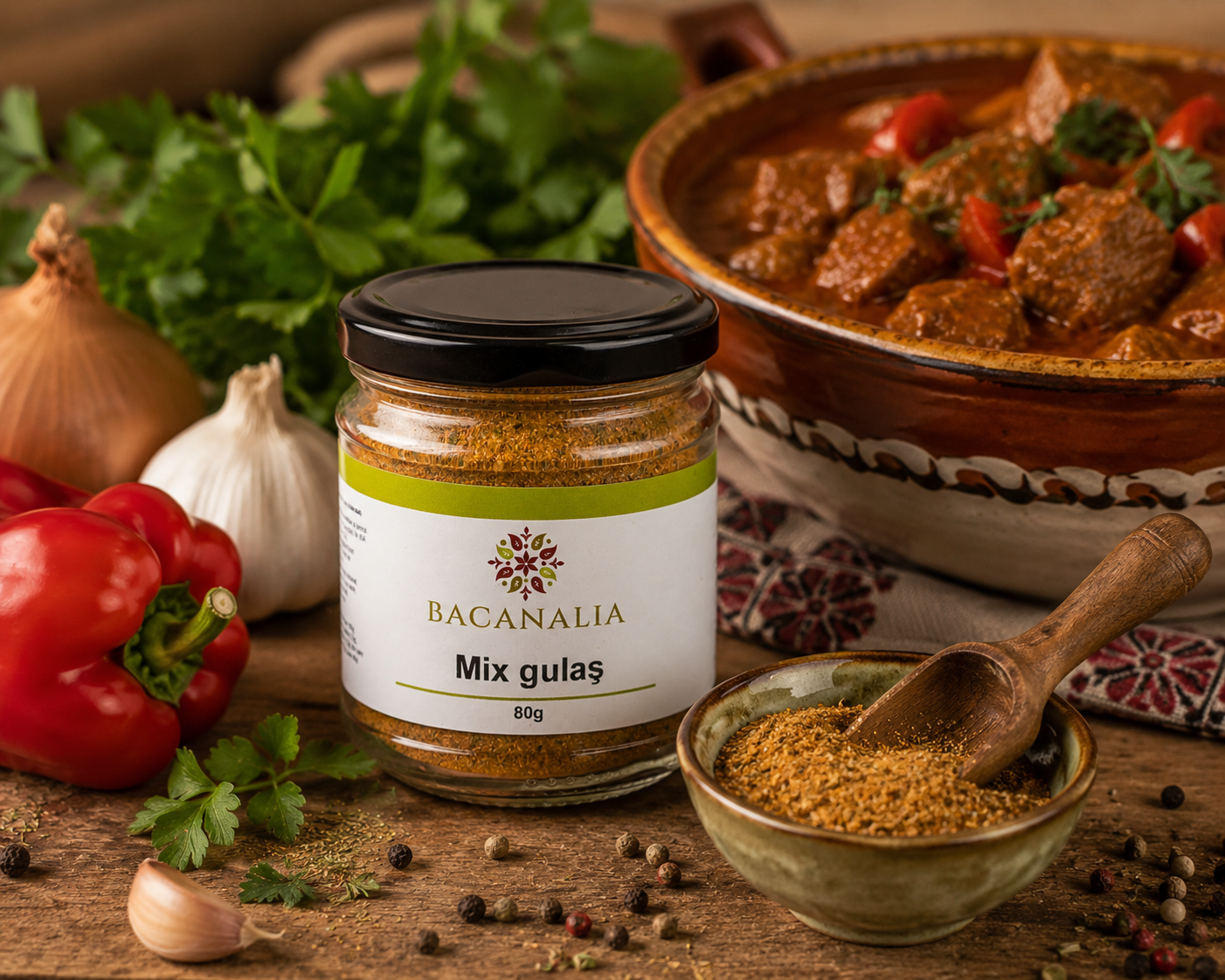 Mix de condimente pentru Gulaș, 80 gr