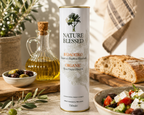 Ulei de măsline extravirgin bio Nature Blessed Organic, premium, Grecia, recipient metalic, 750ml