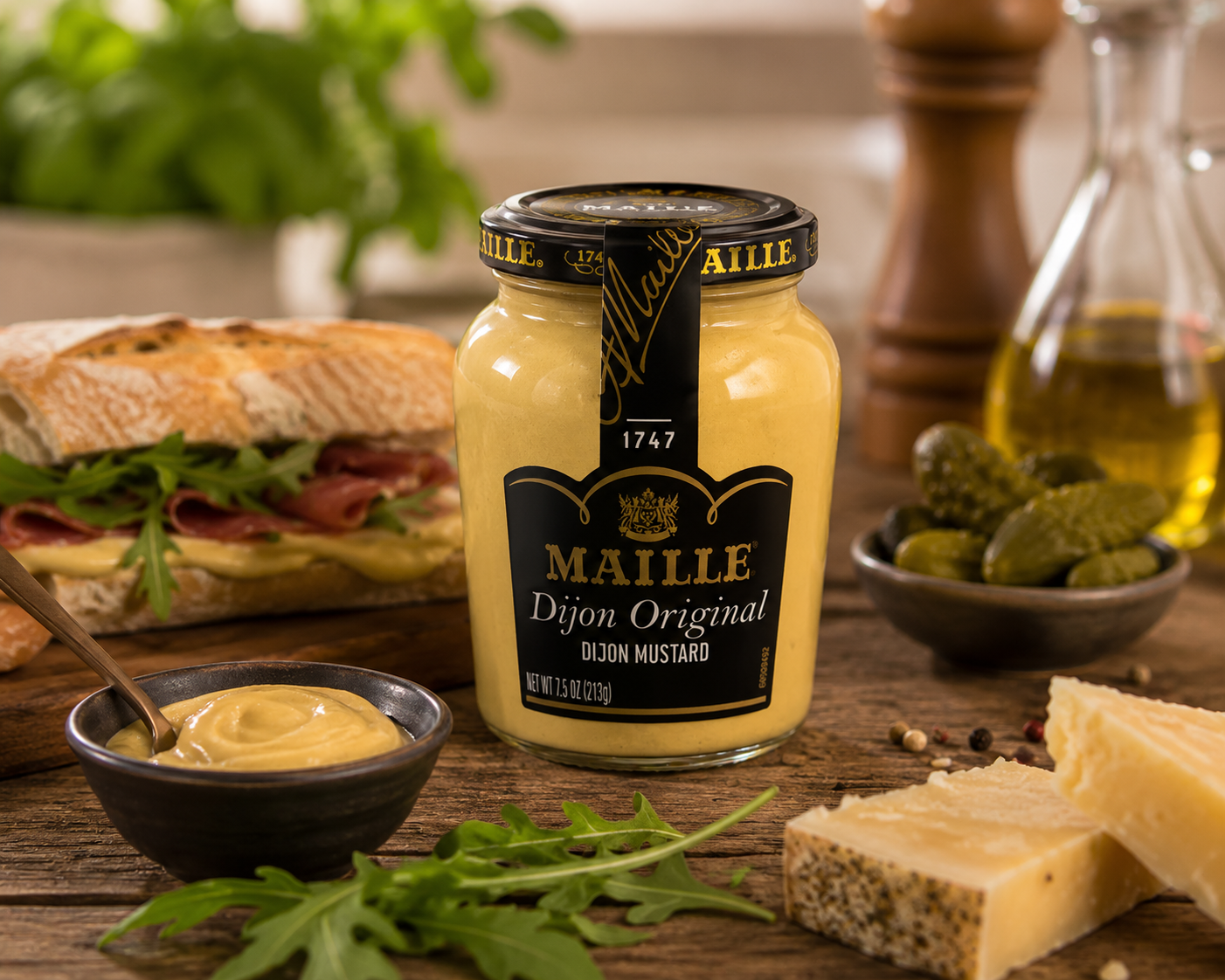 Mustar Dijon Original Maille, 215 g