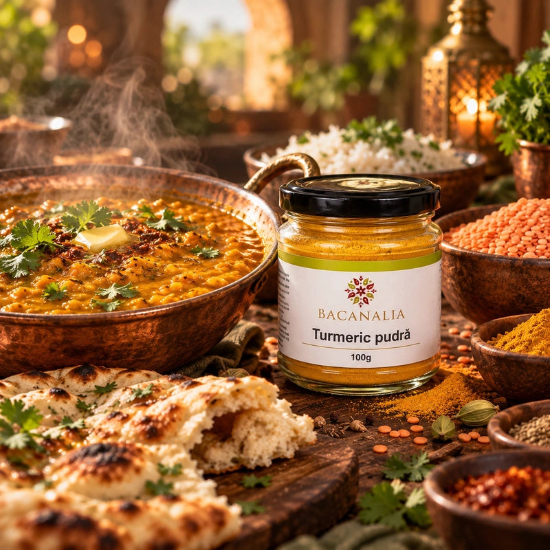 Pachet rețetă: Dal de linte roșie — linte + turmeric