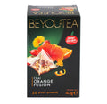 Cutie de ceai BeyouTea Orange Fusion, 20 pliculețe