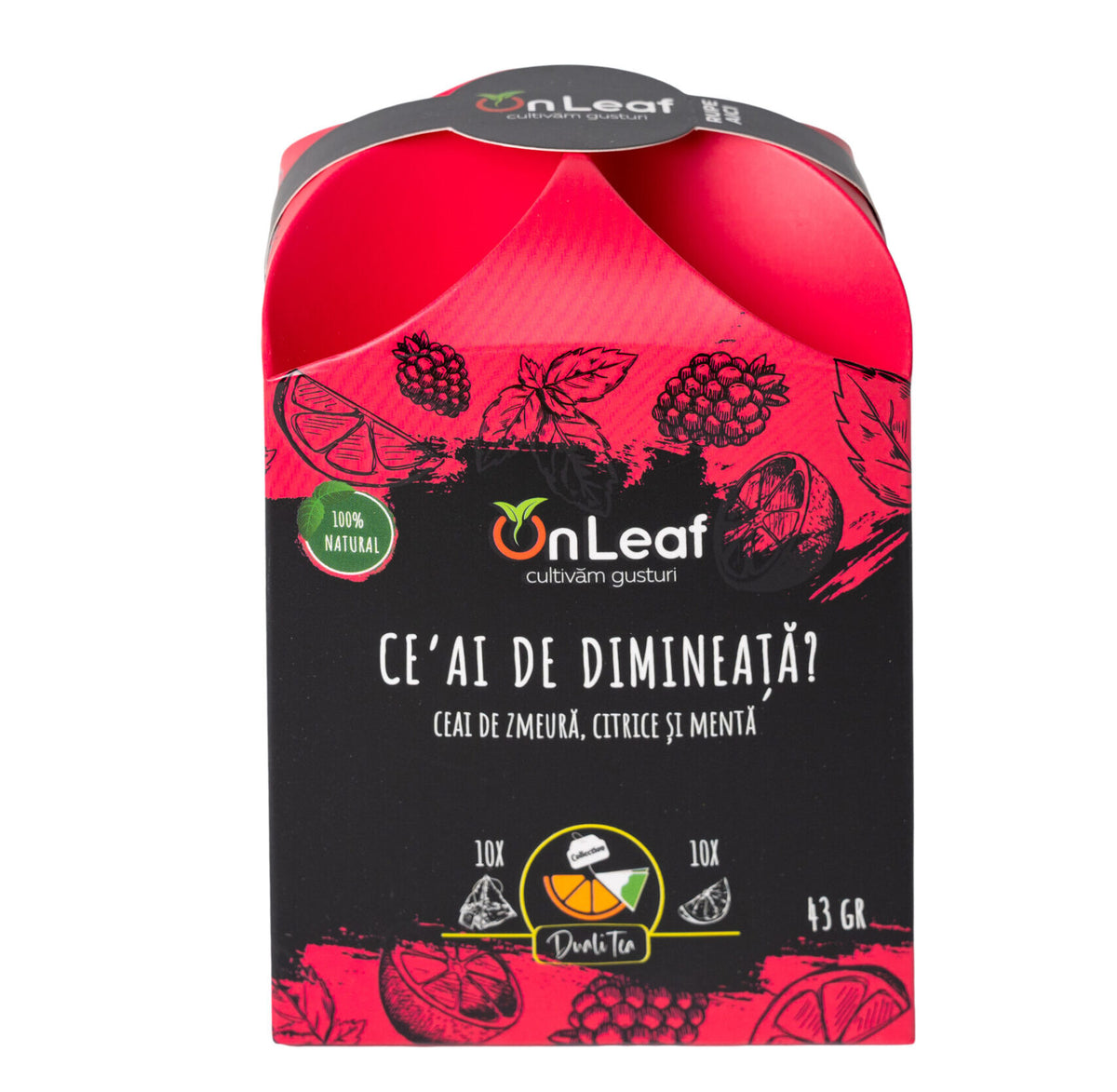 Cutie de ceai OnLeaf Ce'ai de Dimineață