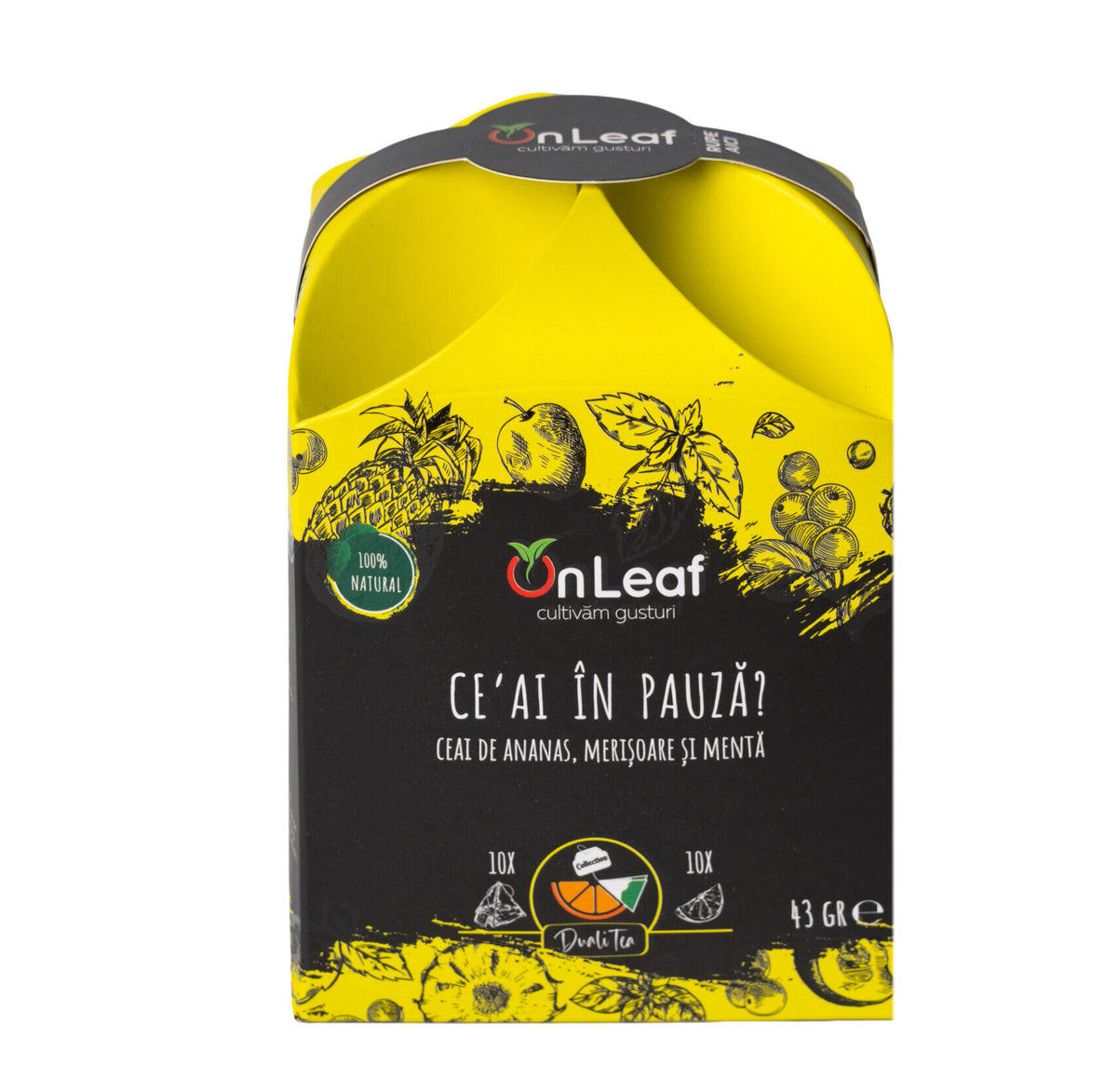 Cutie de ceai OnLeaf Ce'ai în Pauză