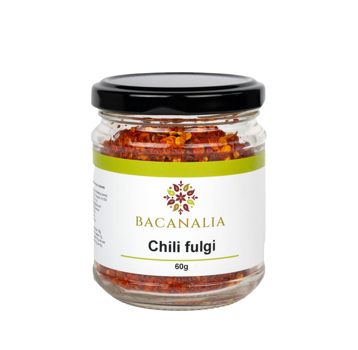 Borcan de chili fulgi Bacanalia 60 g