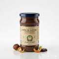 Piure de castane cu ciocolata neagra,coaja de portocala si ulei de portocale 320gr - Casa Castanei