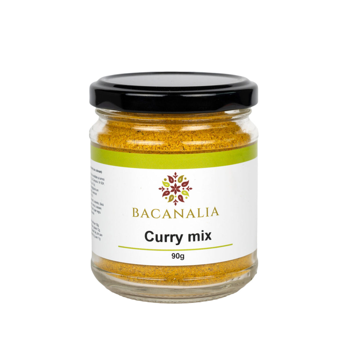 Borcan de curry mix Bacanalia 90 g