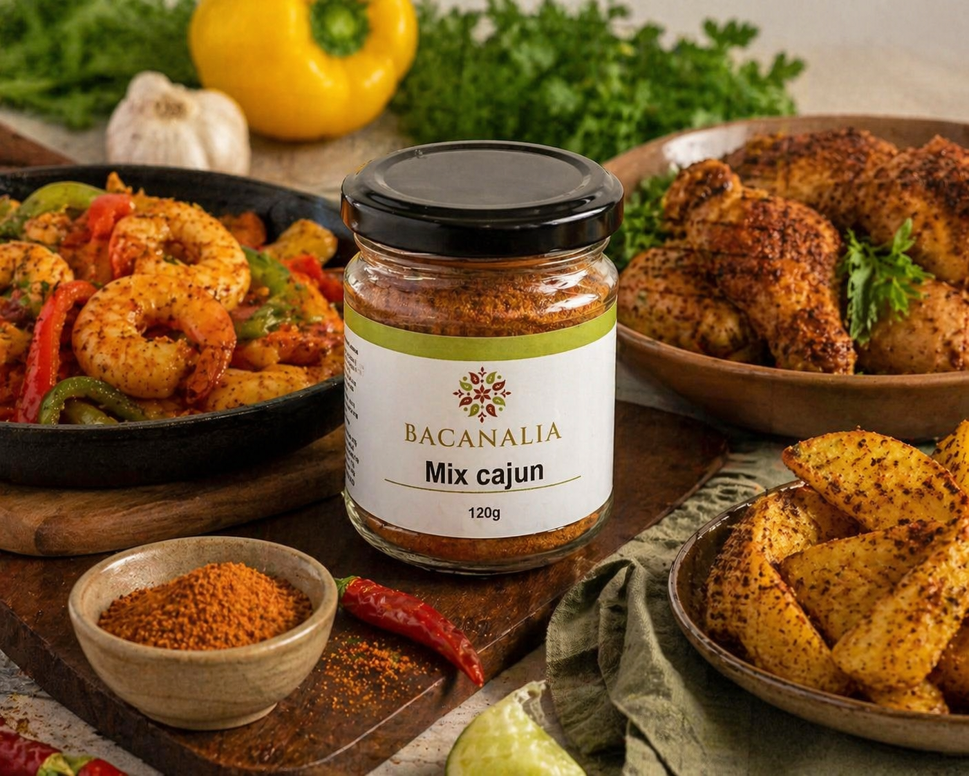 Mix Cajun BACANALIA 120g