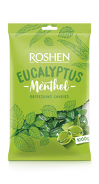 Pungă de dropsuri Roshen Eucalyptus Menthol 1 kg