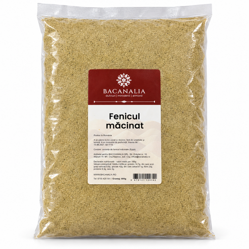 Pungă de fenicul măcinat Bacanalia 800 g