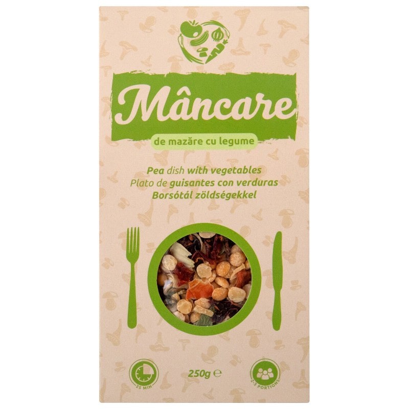 Mancare de Mazare cu Legume,  250gr