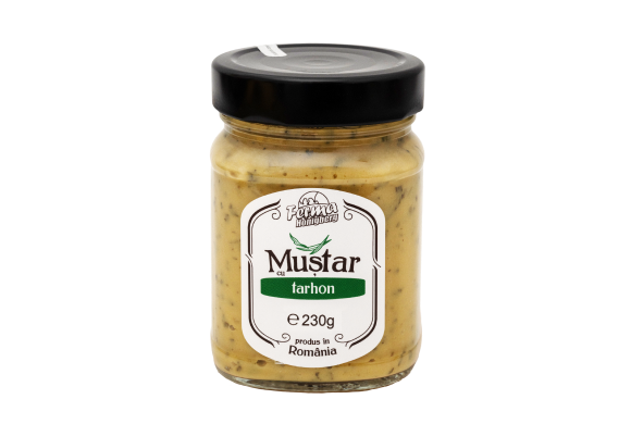 Muștar Bacanalia cu tarhon 230g