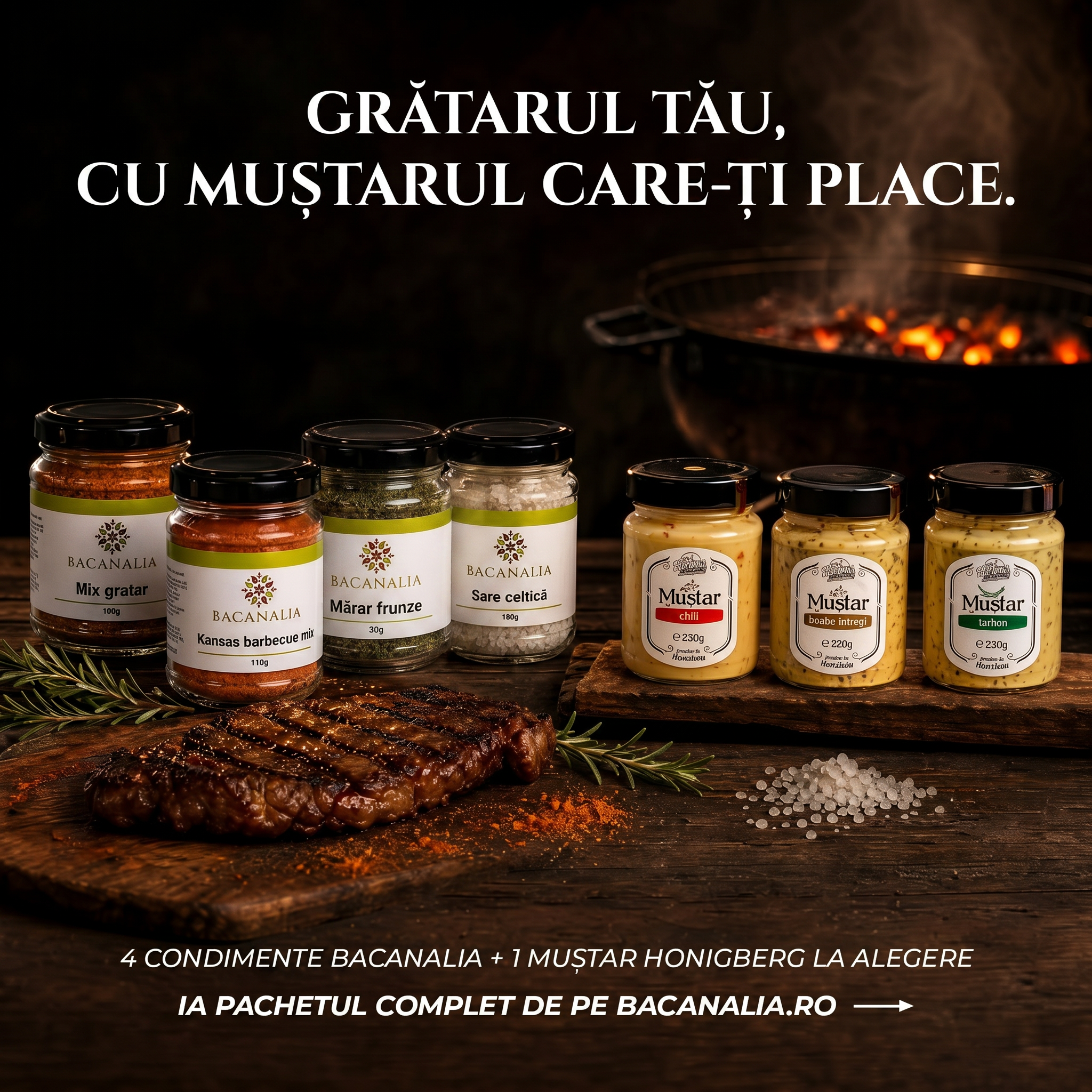 Pachet pentru Familie — 5 Mixuri + Muștar Honigberg