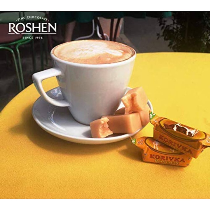 Bomboane Fondate cu Lapte Roshen Korivka, 1Kg