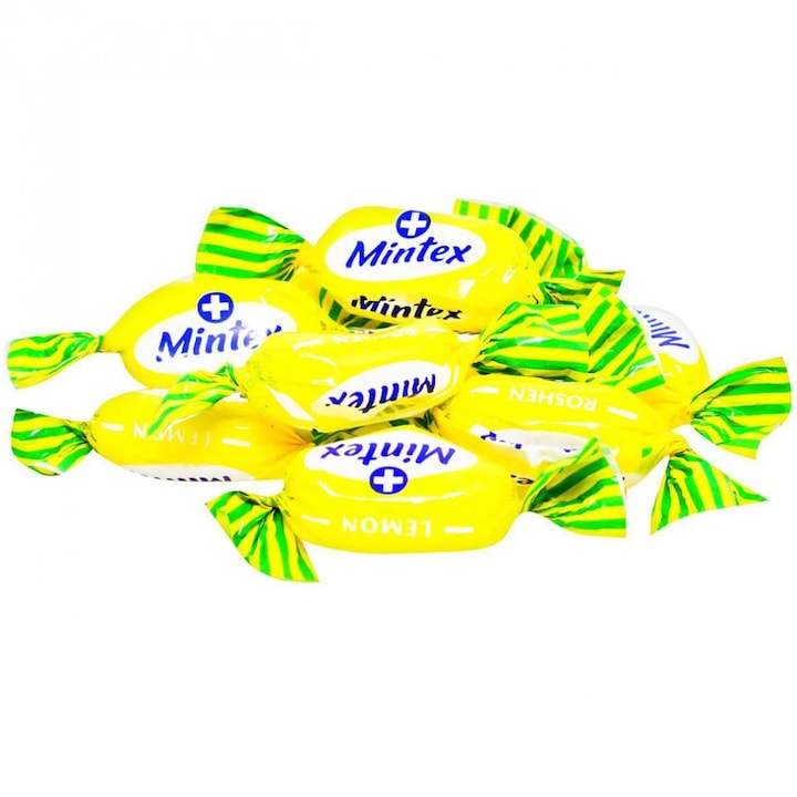 Bomboane Umplute cu Lamaie si Menta Mintex Roshen 1kg
