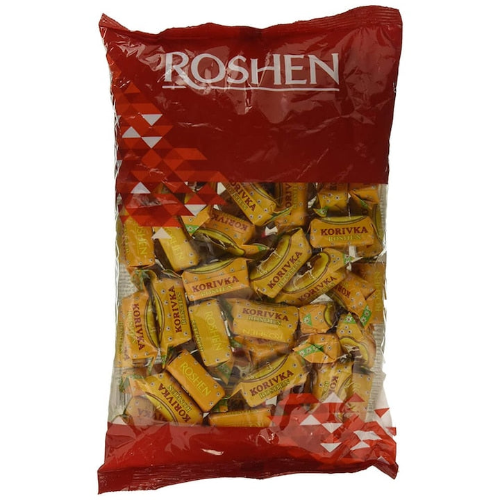 Bomboane Fondate cu Lapte Roshen Korivka, 1Kg