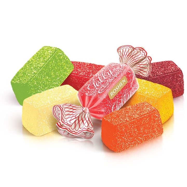 Jelly, jeleuri cu glazura de zahar, gust de fructe, Roshen 1 kg